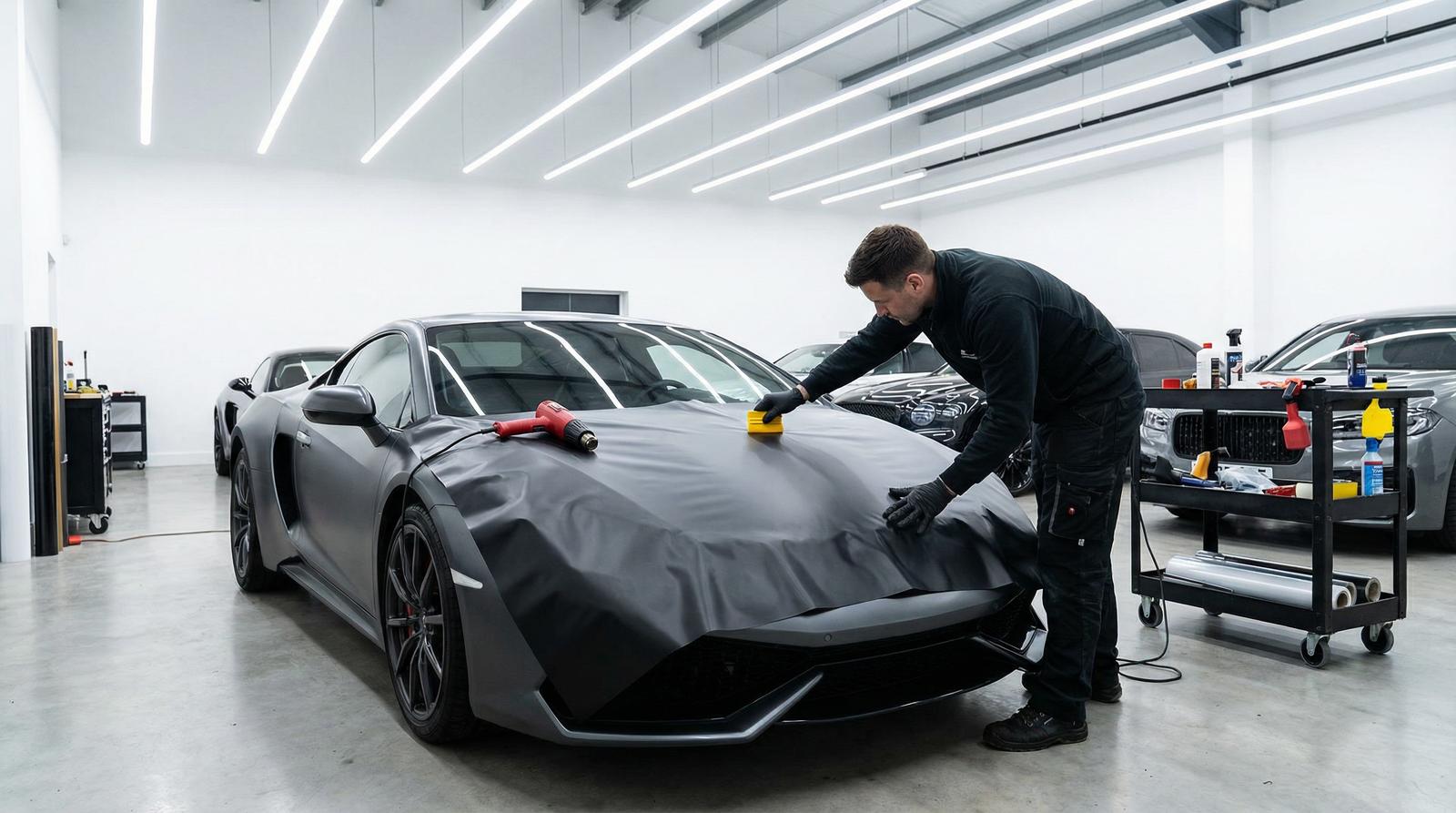 麻豆车身贴膜改装视频